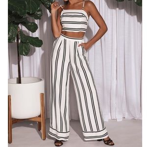 Lulu’s Coastal Living 2 piece jumpsuit